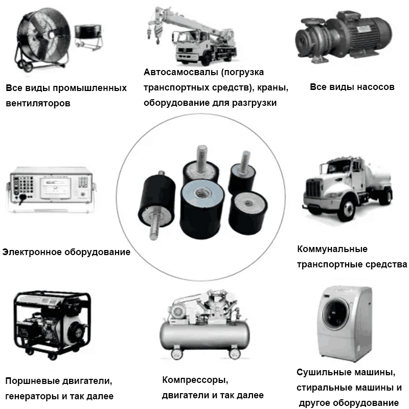 Резиновые амортизаторы